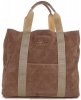 Bőr táska shopper bag Vittoria Gotti földszínű V8252